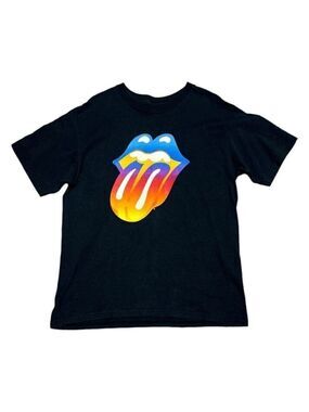 The Rolling Stones FORTY LICKS Rock Band Music Retro Y2K 2002 Tour Merch Tee M